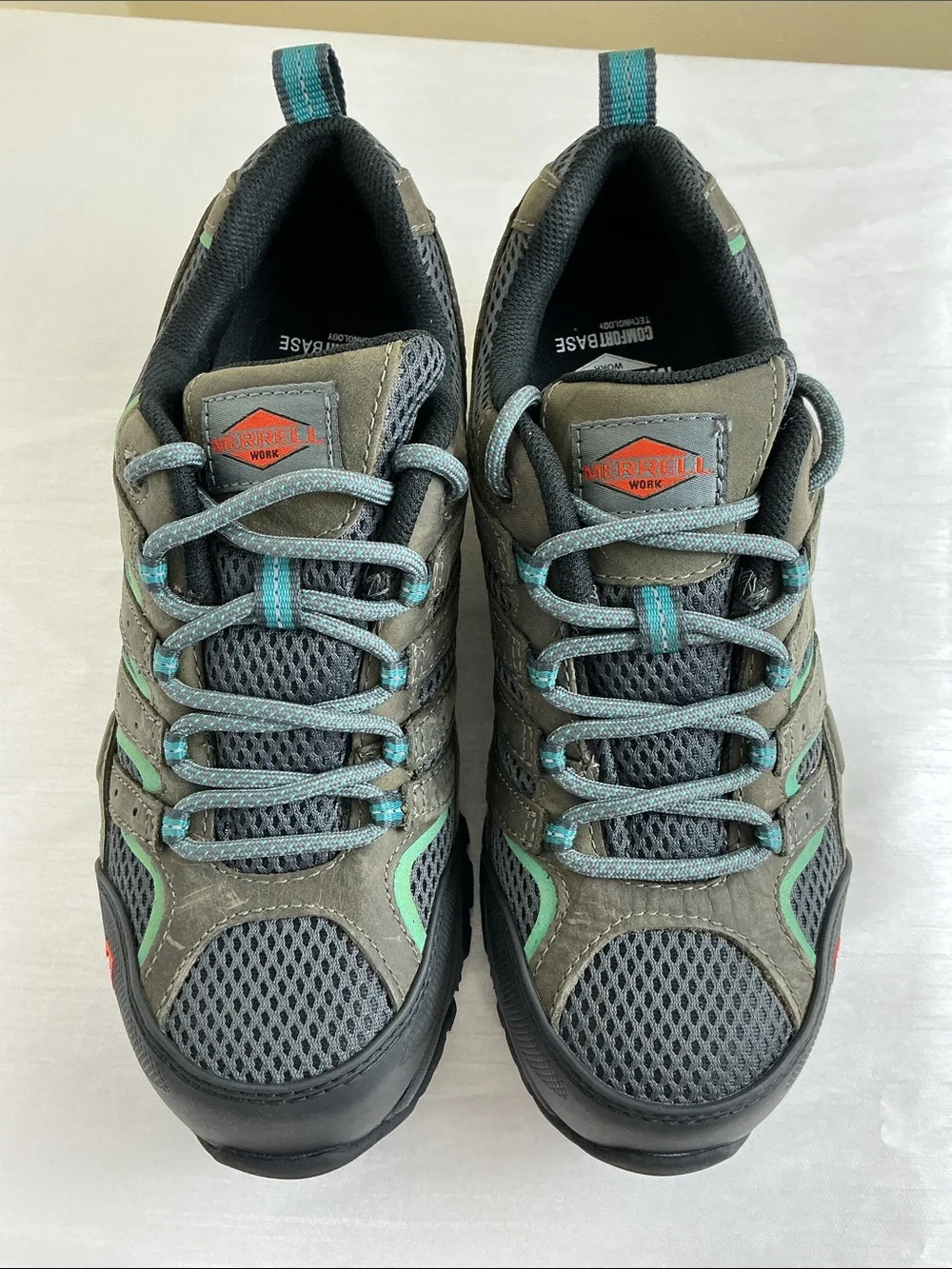 NEW Merrell Work Moab Vertex Vent Composite Toe Womens Size 8 Brown Shoes Boot
